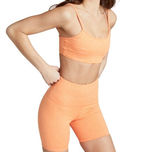 Strut This High-Rise 6" Pebble Short Orange Heather Women's Size Small NWT - Picture 1 of 8